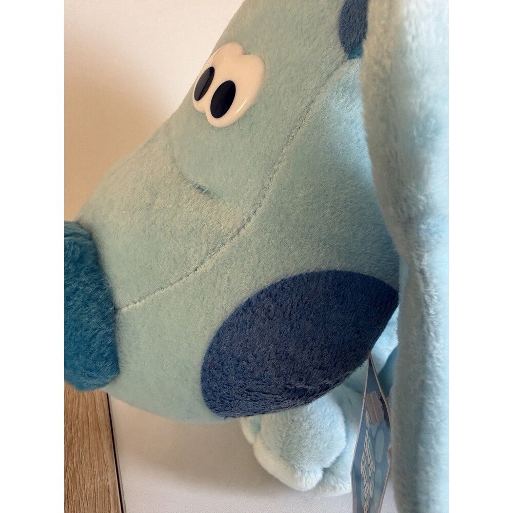 Vintage 2000s Blues Clues Blue Plush 2002 Nanco 9.5 Inch Nickelodeon Toy - Picture 6 of 9